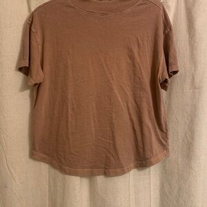 Women’s Old Navy Brown Casual Shirt with Mock Turtleneck